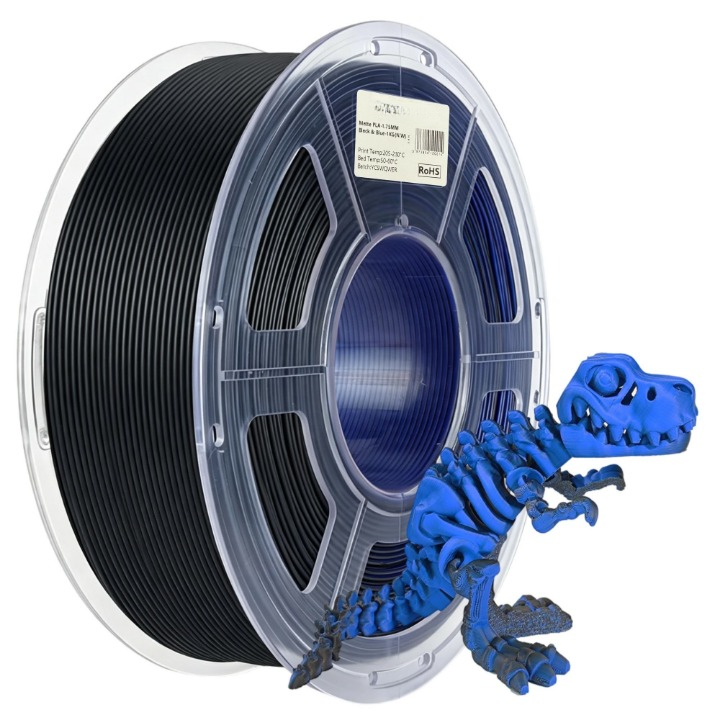 Matte PLA Dual & Tri-Color 3D Printer Filament 1.75mm 1kg