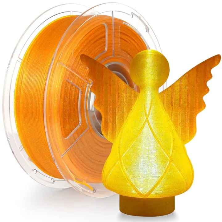 Glitter PETG Filament 1.75mm 1kg Shiny Transparent 3D Printer Filament