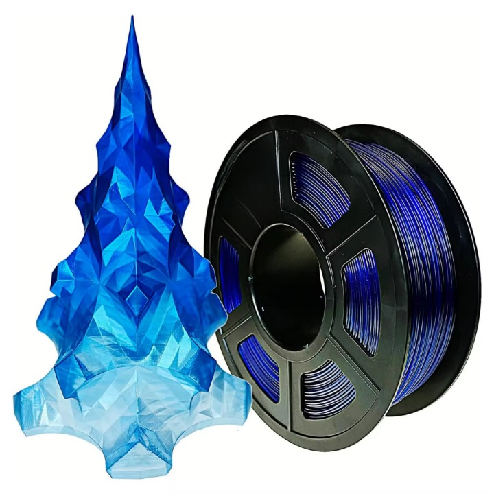 PETG Rainbow Filament 1.75mm 1kg Gradient Color 3D Printer Filament