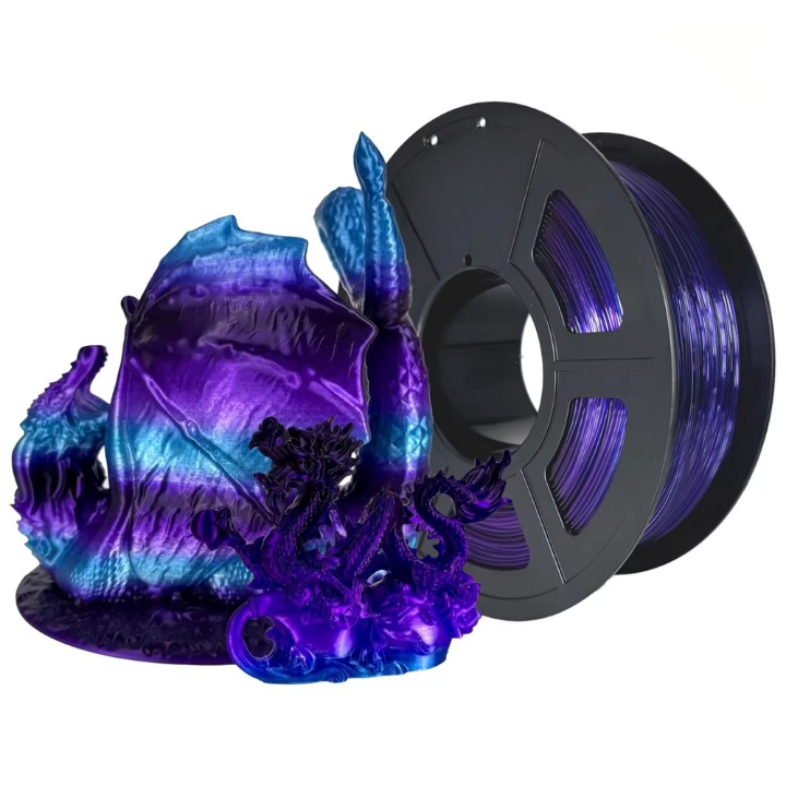 PETG Rainbow Filament 1.75mm 1kg Gradient Color 3D Printer Filament