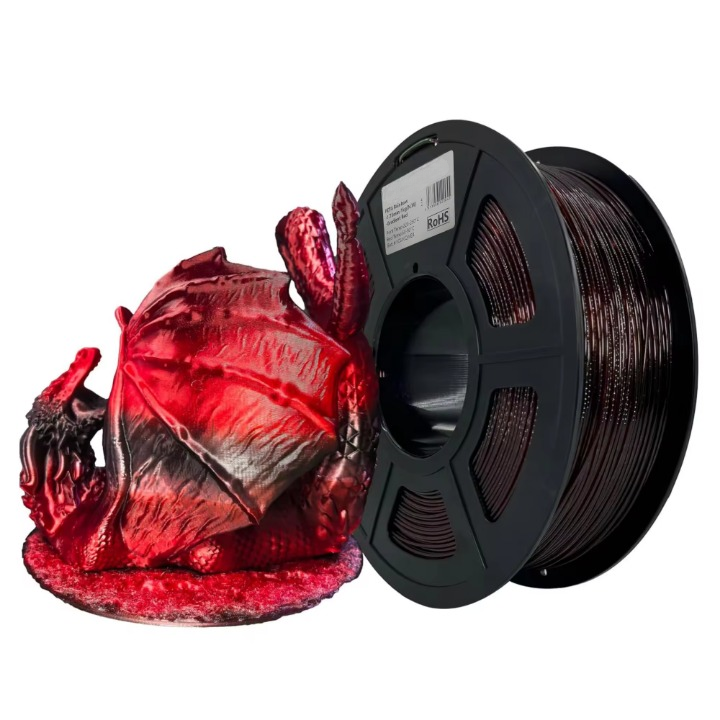 PETG Rainbow Filament 1.75mm 1kg Gradient Color 3D Printer Filament