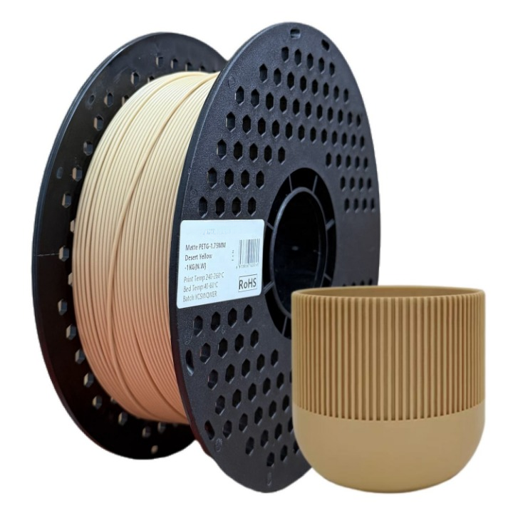 Matte PETG Filament 1.75mm 1kg/3kg for FDM 3D Printers