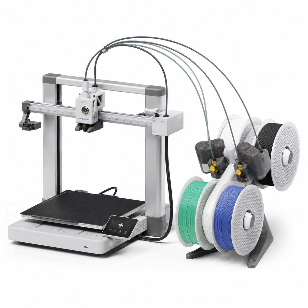 Bambu Lab A1 Combo High-Speed Multi-Color 3D Printer with Full-Auto Calibration