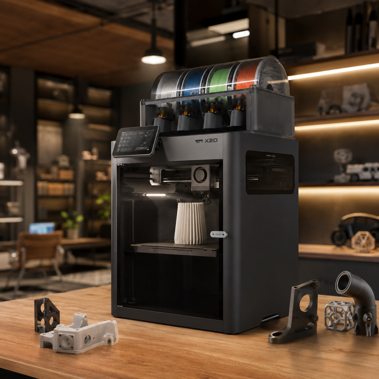 Bambu Lab X2D Dual-Nozzle Enclosed 3D Printer