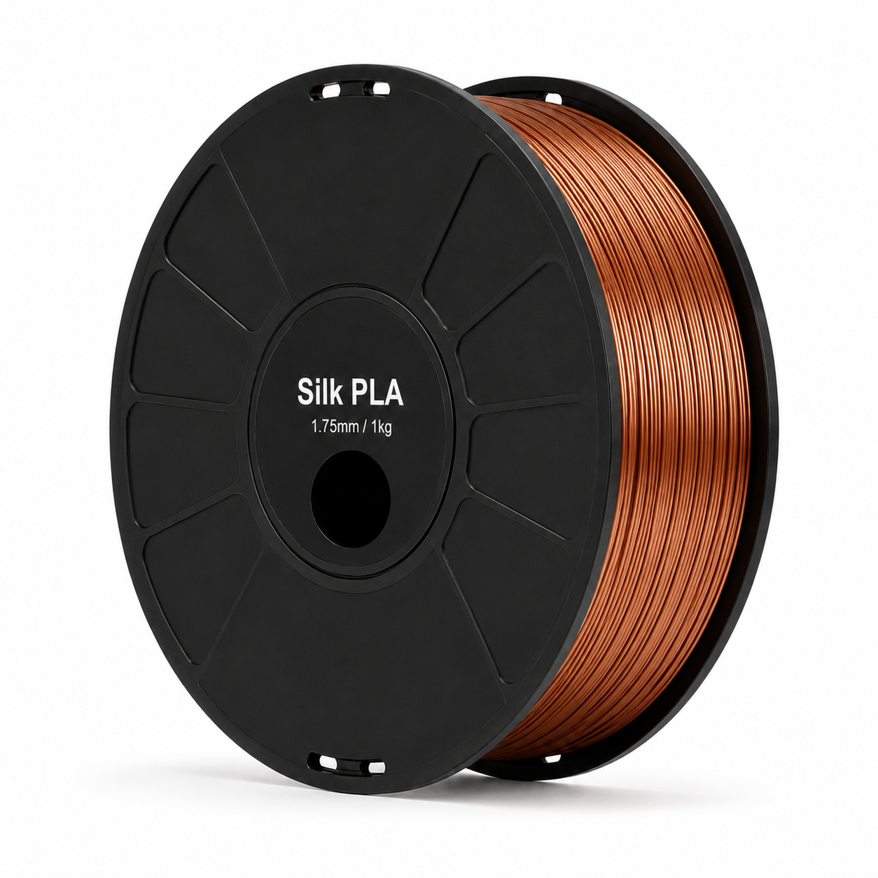 Shiny Single-Color Silk PLA Filament 1.75mm, 1kg