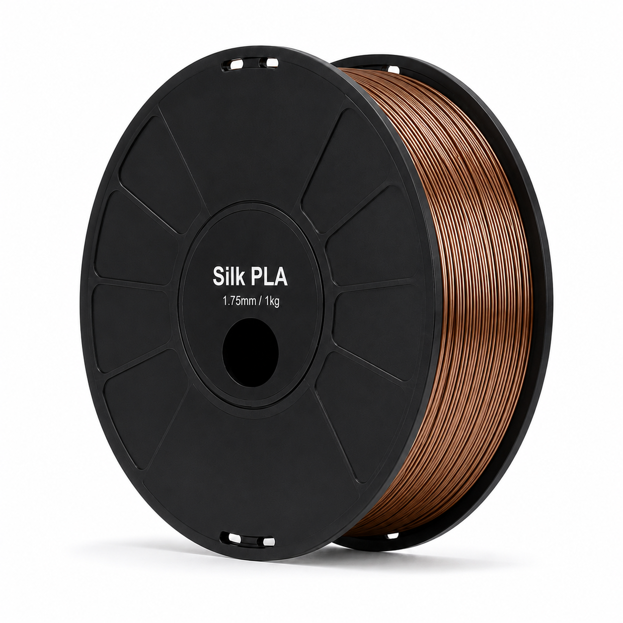Shiny Single-Color Silk PLA Filament 1.75mm, 1kg