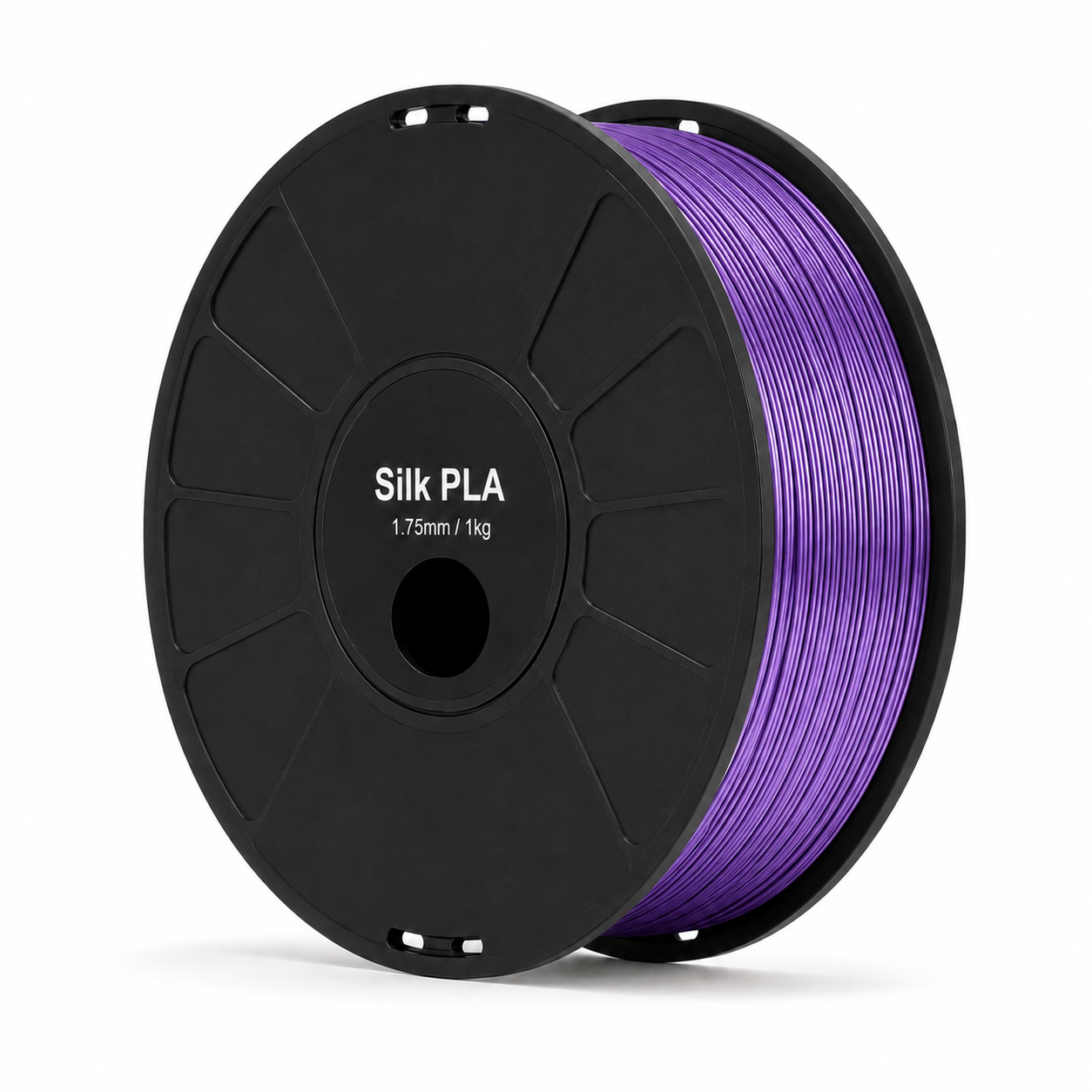 Shiny Single-Color Silk PLA Filament 1.75mm, 1kg