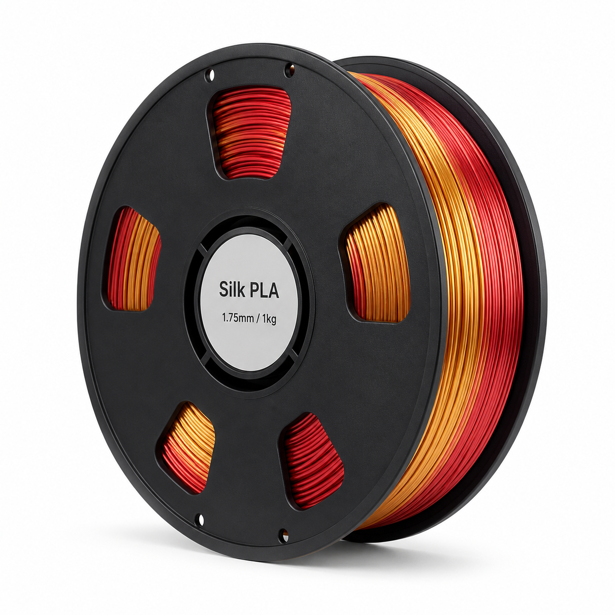 Dual-Color Silk PLA Filament 1.75mm, 1kg