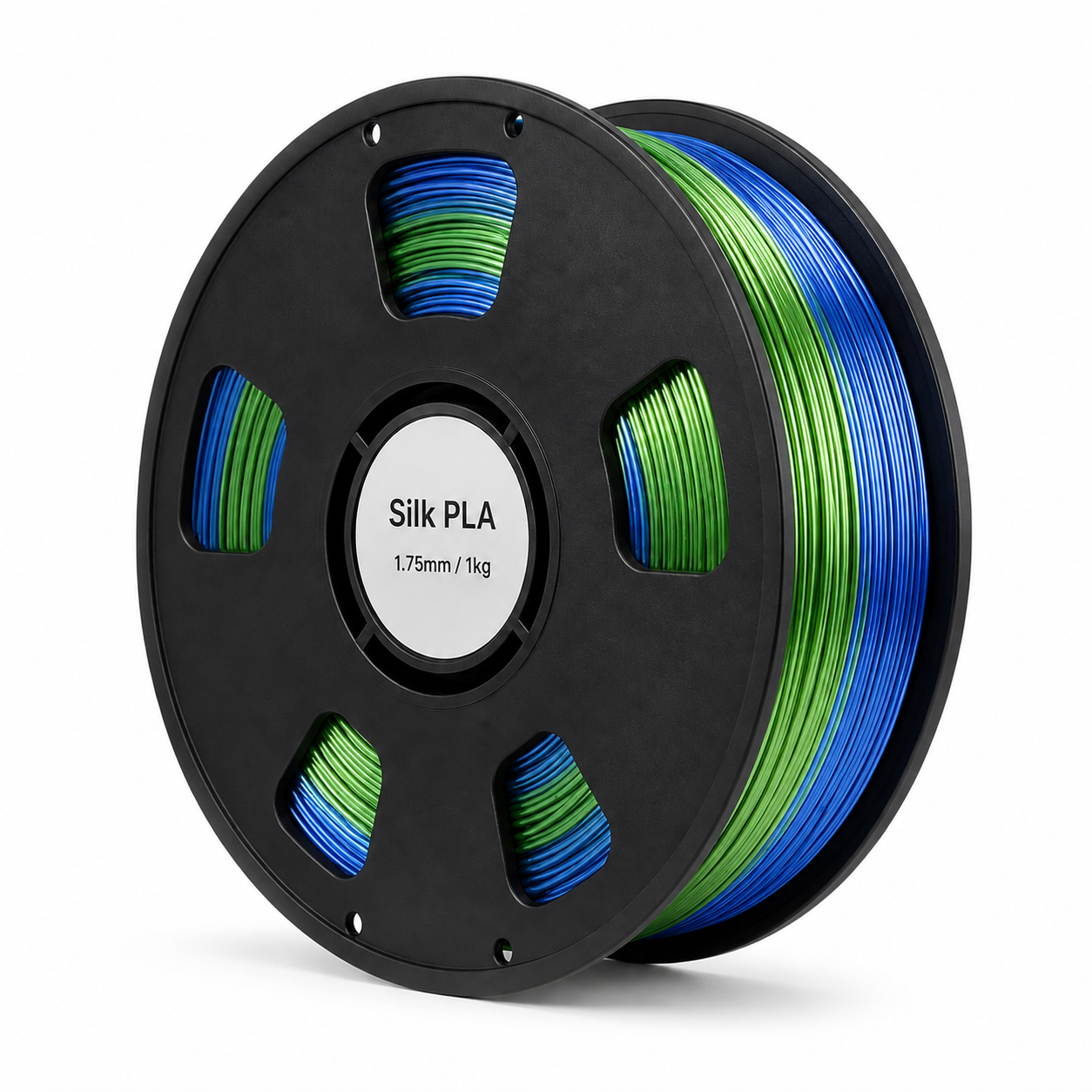 Dual-Color Silk PLA Filament 1.75mm, 1kg