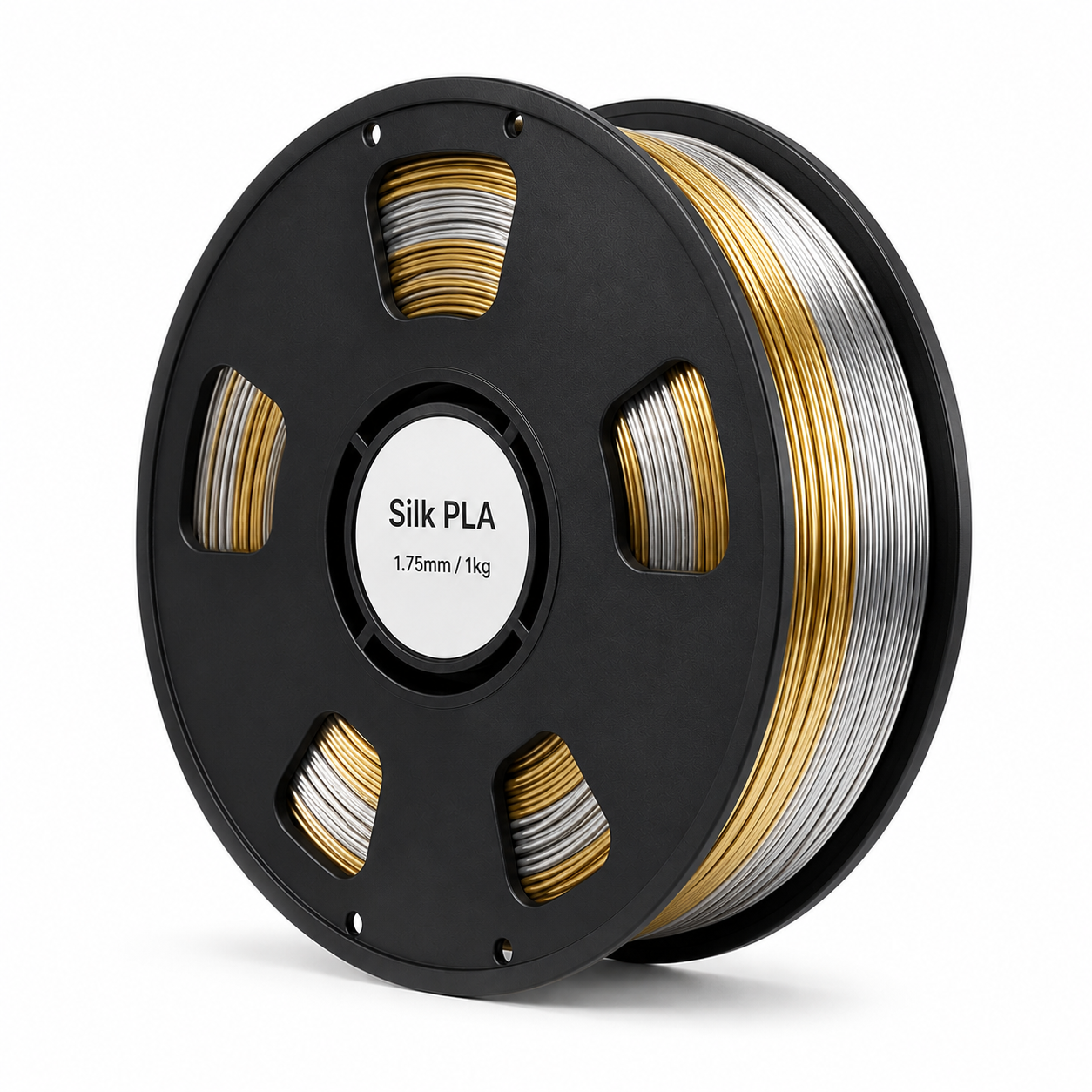 Dual-Color Silk PLA Filament 1.75mm, 1kg