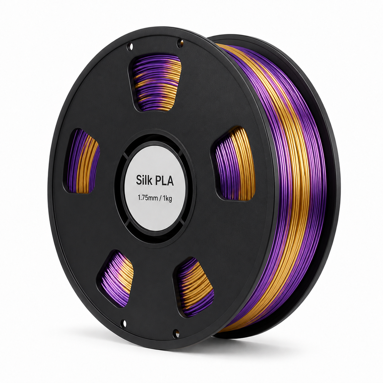 Dual-Color Silk PLA Filament 1.75mm, 1kg