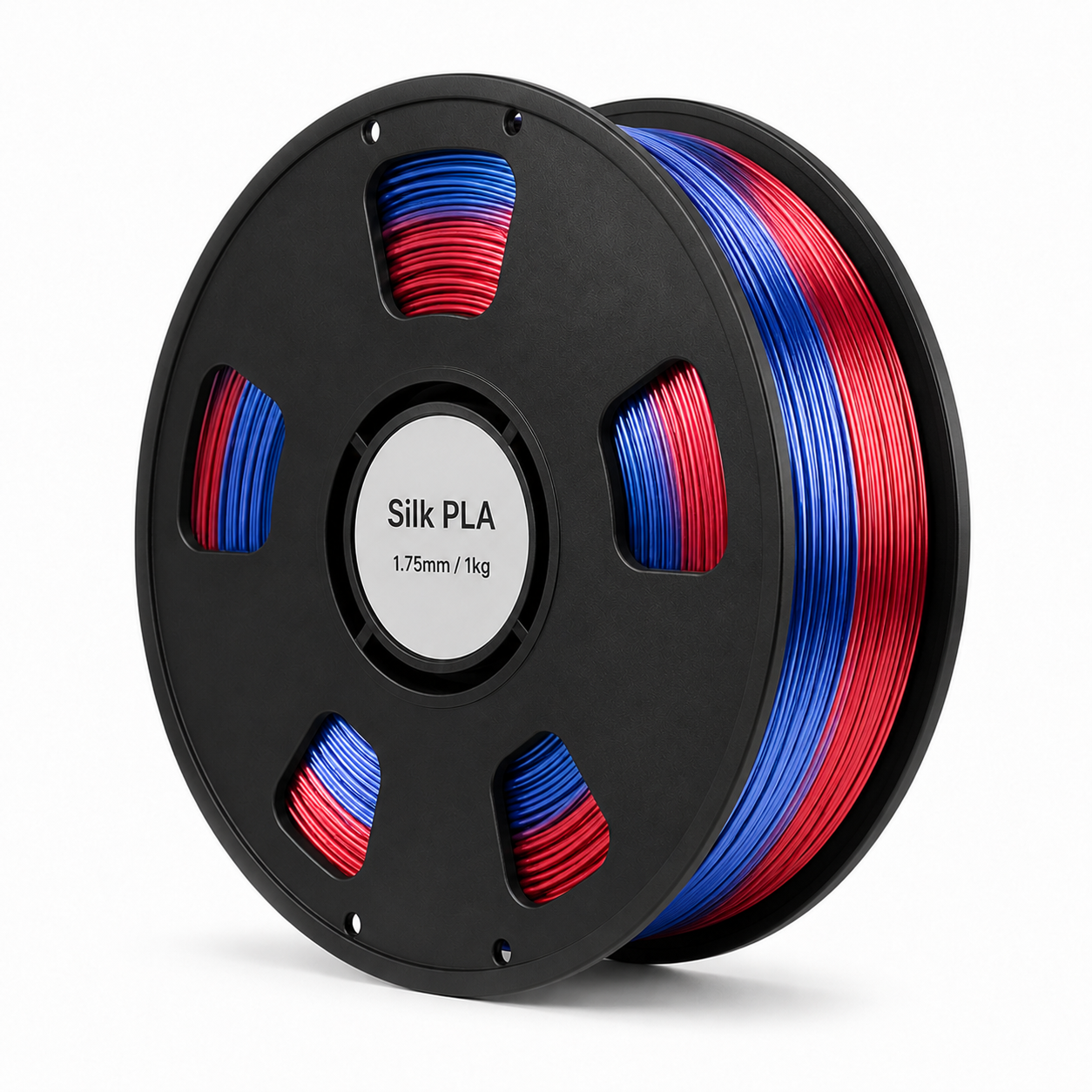 Dual-Color Silk PLA Filament 1.75mm, 1kg