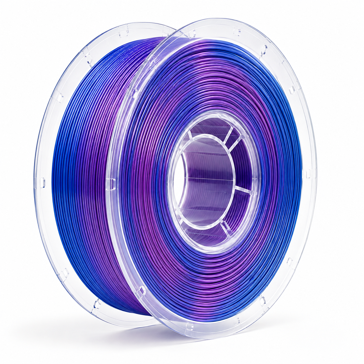 Glossy Gradient Rainbow Silk PLA Filament 1.75mm, 1kg