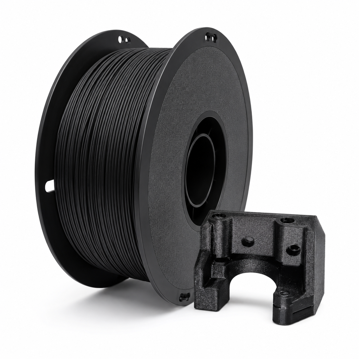 PLA-CF Carbon Fiber Filament 1.75mm 1KG – Matte Black