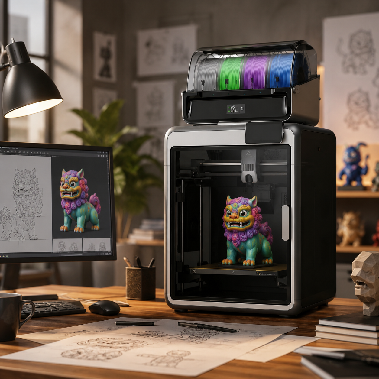Creality K2 / K2 Combo High-Speed Multi-Color 3D Printer
