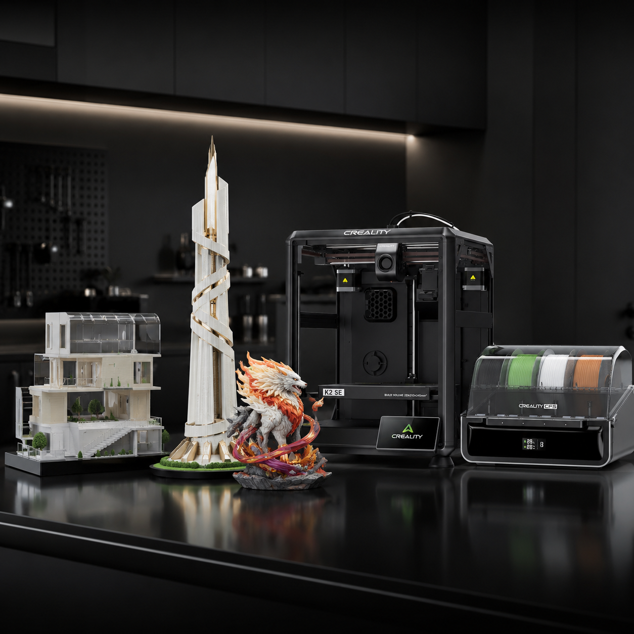 Creality K2 SE / K2 SE Combo High-Speed Multi-Color 3D Printer