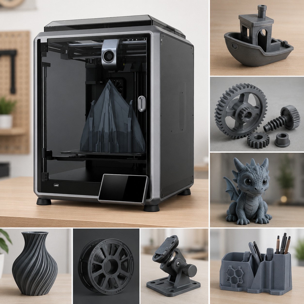 Creality K1C 2025 High-Speed Carbon Fiber 3D Printer