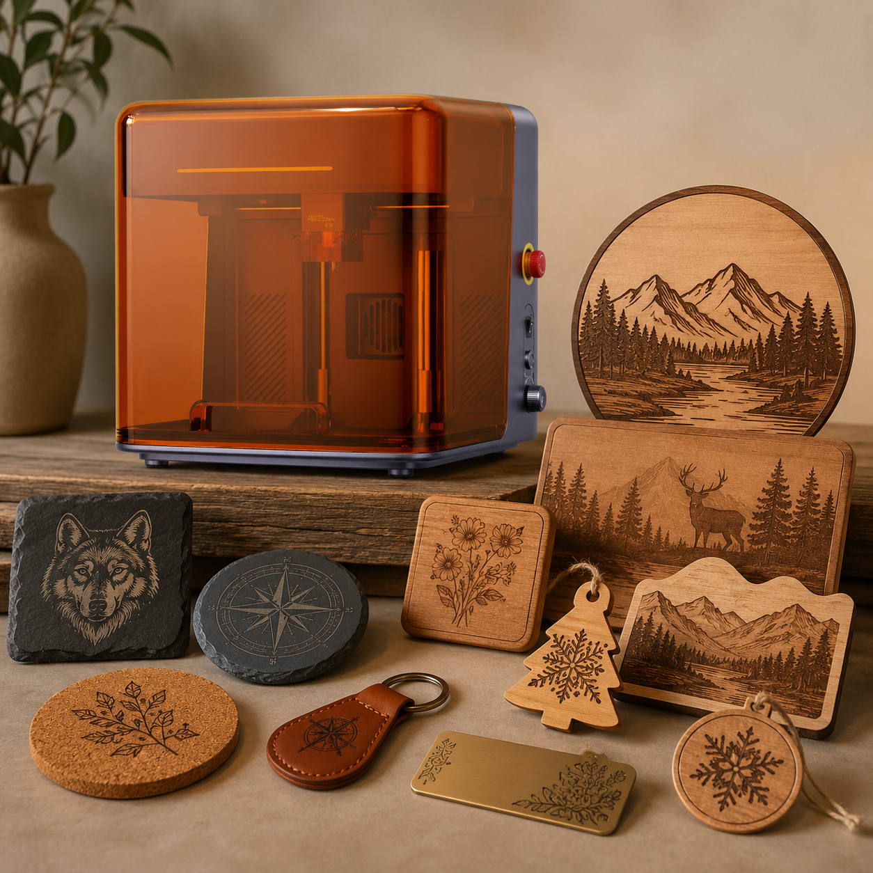 Creality Falcon A1C 5W / 10W Laser Engraver with AI Camera