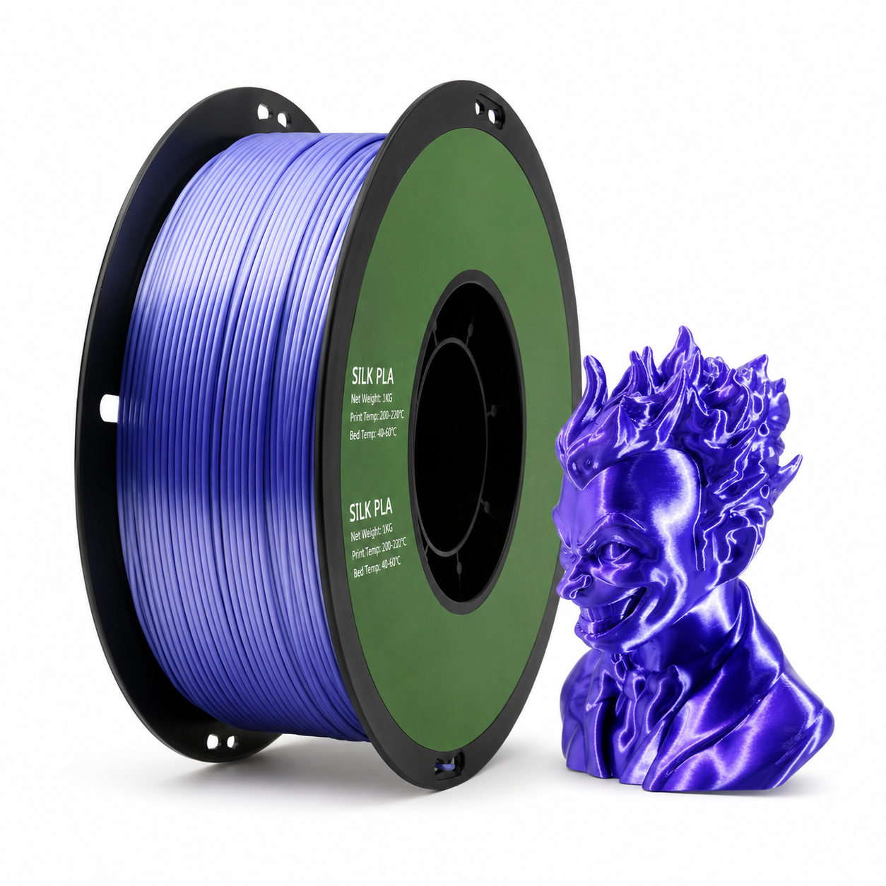 Silk PLA 3D Printing Filament 1.75mm 1kg
