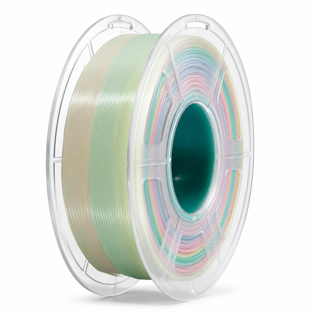 Luminous Rainbow PLA Filament 1.75mm 1KG – Glow-in-the-Dark Gradient