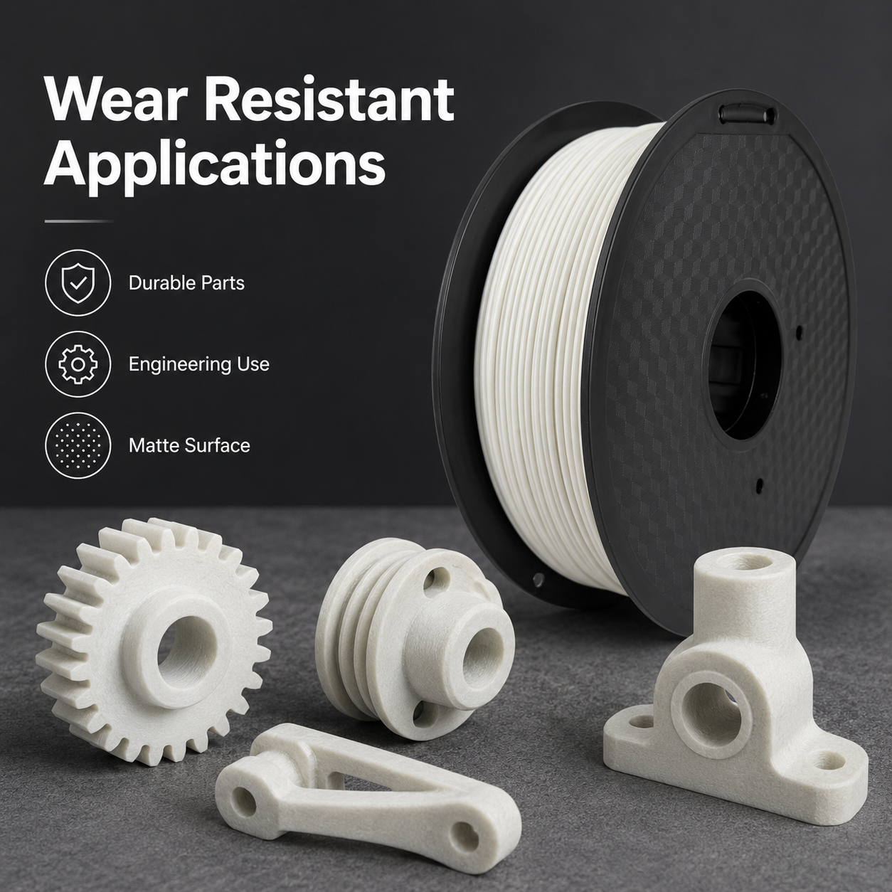 PETG-GF Glass Fiber Reinforced Filament 1.75mm 1kg