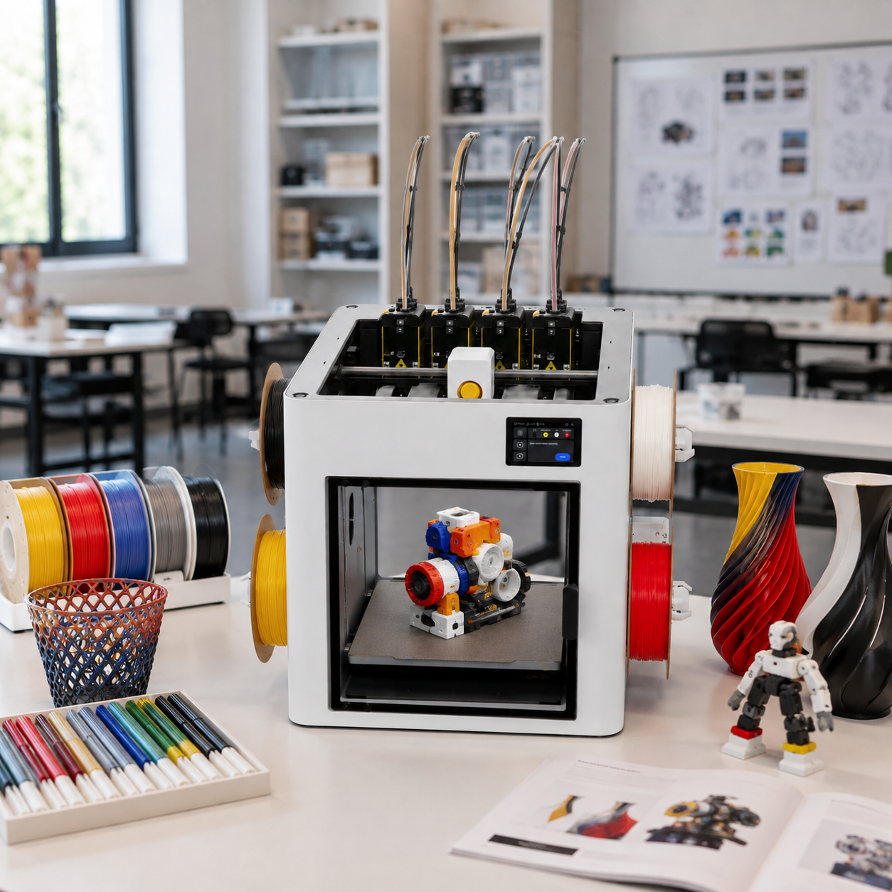 Snapmaker U1 4-Toolhead Multi-Color 3D Printer