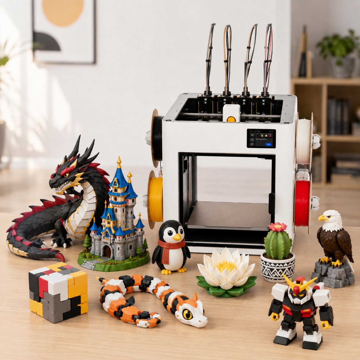 Snapmaker U1 4-Toolhead Multi-Color 3D Printer
