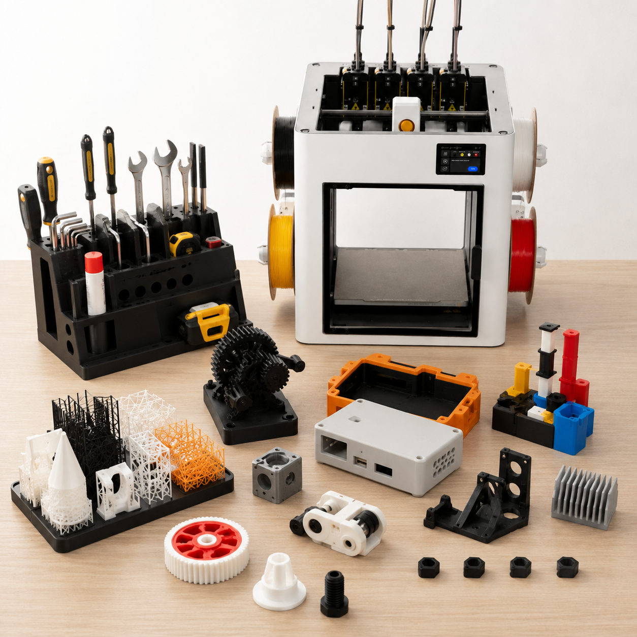 Snapmaker U1 4-Toolhead Multi-Color 3D Printer