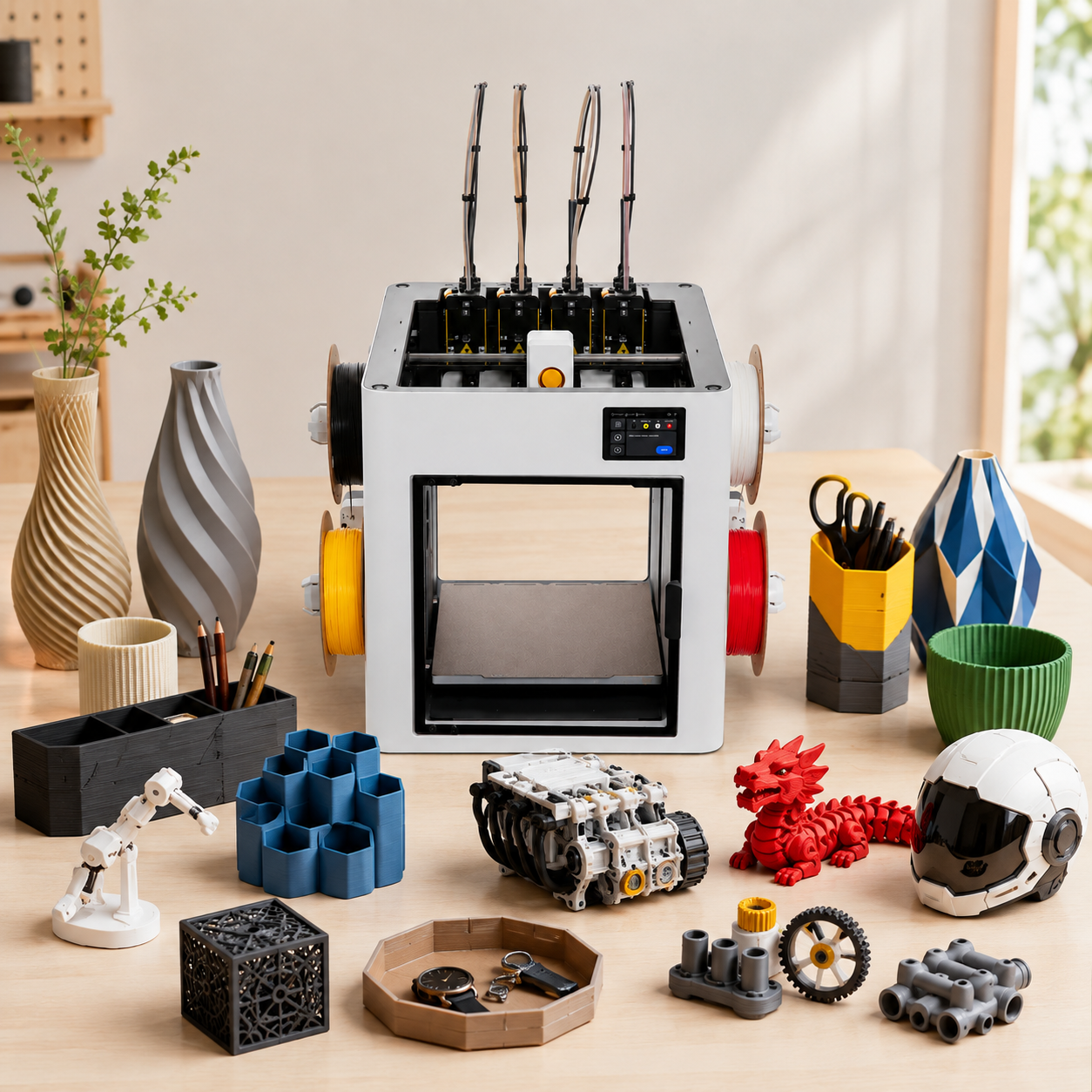 Snapmaker U1 4-Toolhead Multi-Color 3D Printer