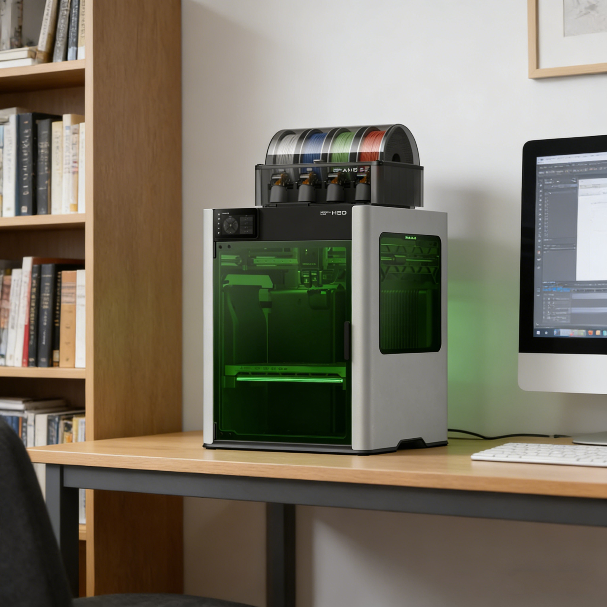 Bambu Lab H2D Combo High-Speed Dual-Nozzle Multi-Material 3D Printer with AMS 2 Pro