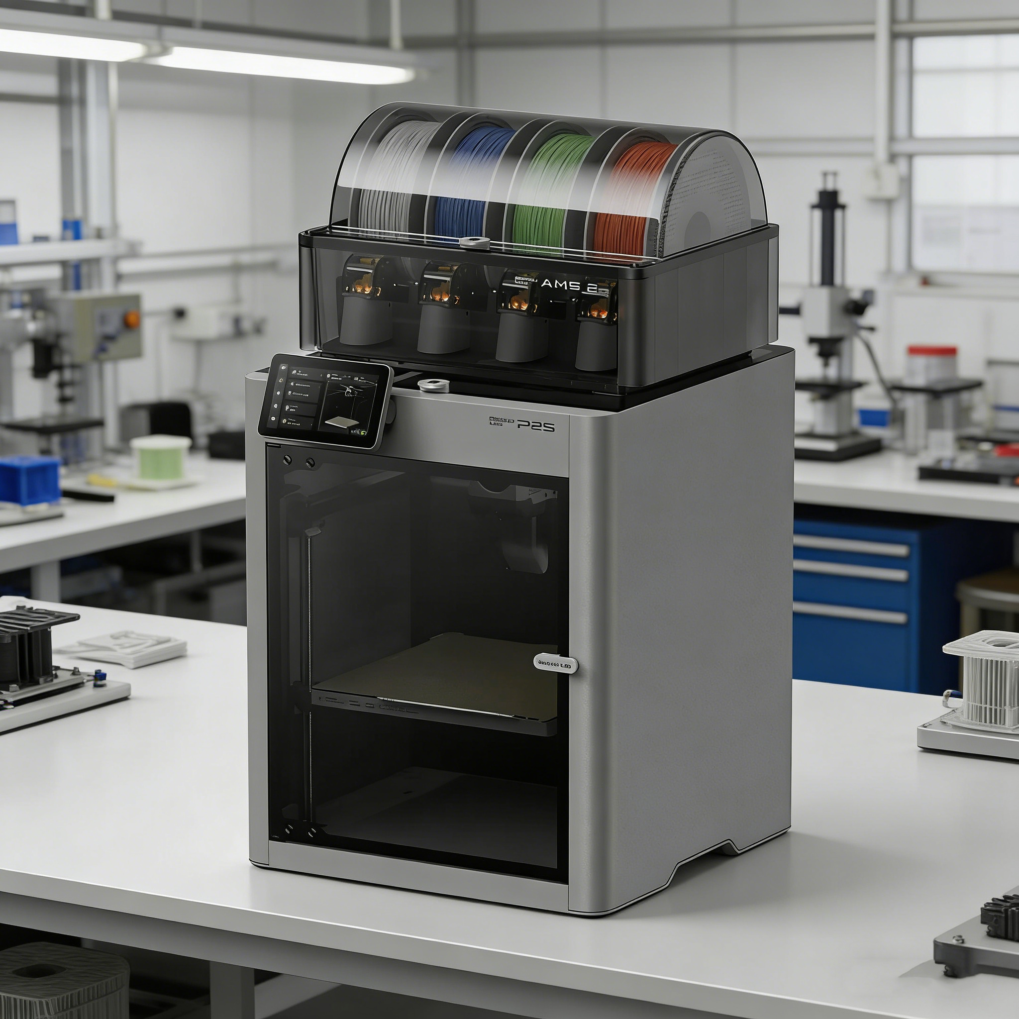 Bambu Lab P2S Combo High-Speed Multi-Color 3D Printer with AMS 2 Pro