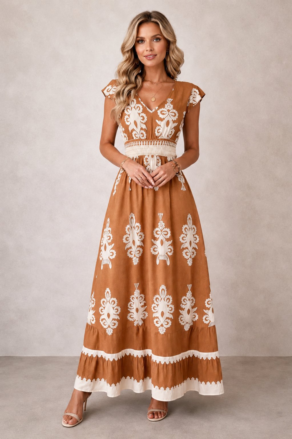 Flowy Boho Maxi Dress
