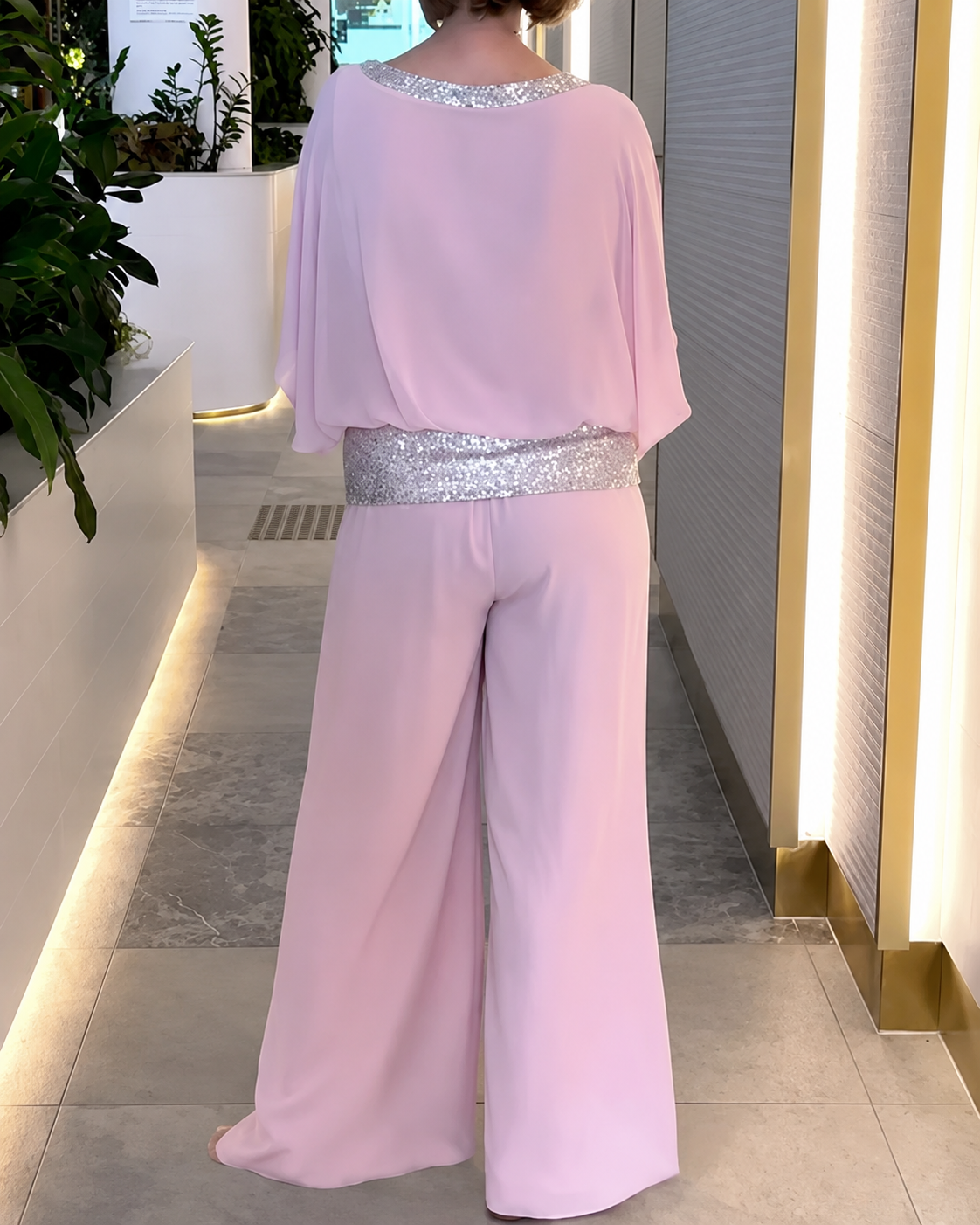 Sequined Colorblock Elegant Two-piece Suit (BUY 2 FREE SHIPPING)