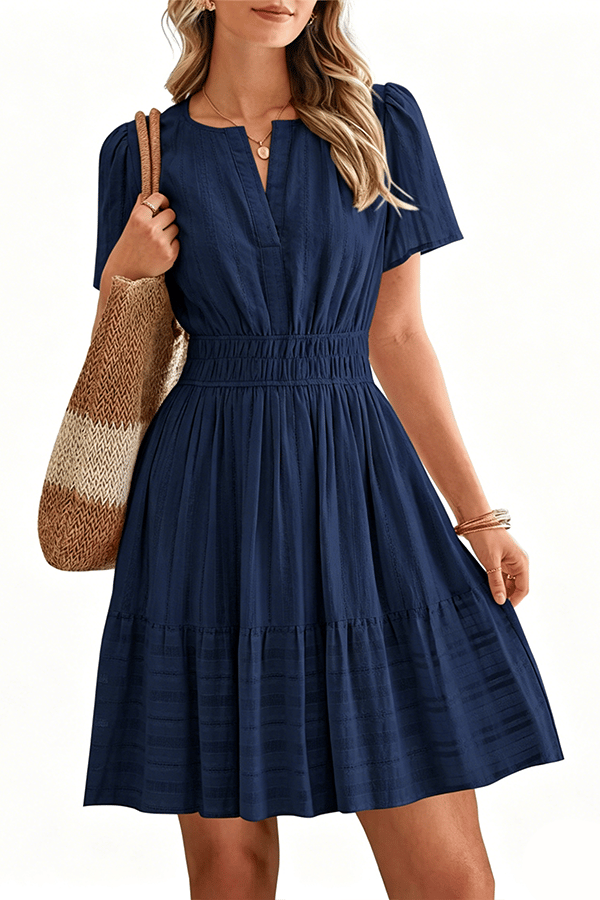 Women's Boho V-Neck Mini Dress(Buy 2 Free Shipping)