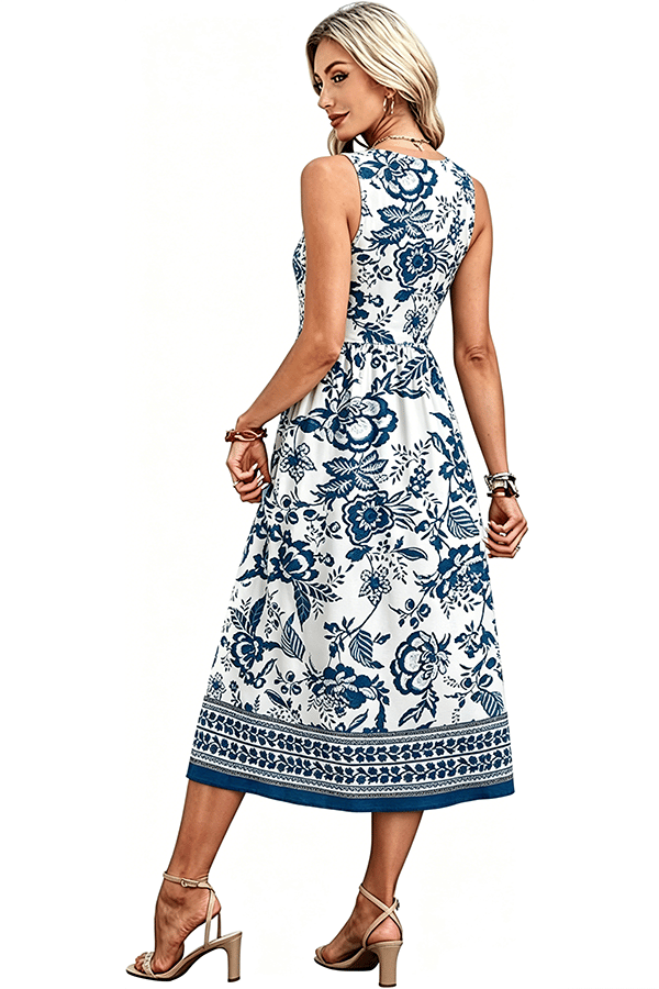 Women's Long Summer Bohemian Dress — 2026 Trendy Beach Dress (With Pockets)