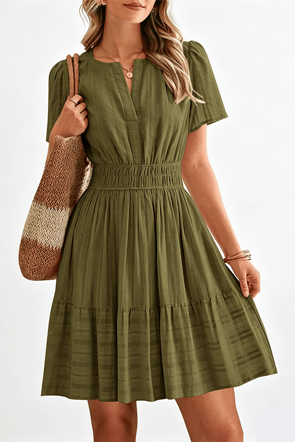 Women's Boho V-Neck Mini Dress(Buy 2 Free Shipping)