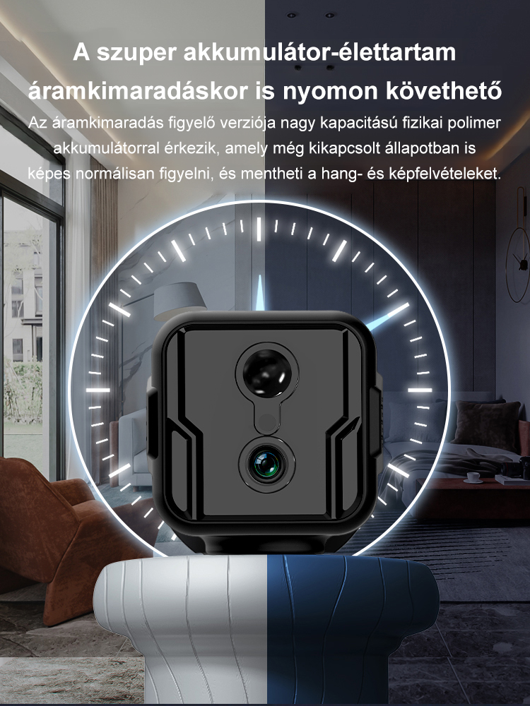 Vezeték Nélküli 4G Biztonsági Kamera Kültérre | 50% Kedvezmény + Utánvét