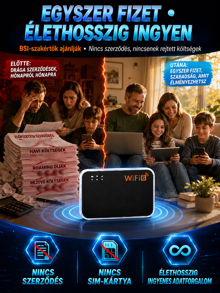 【80% Akció】🌍Stabil Internet Bárhol, Több Eszközhöz– Búcsú a Roamingtól, Egész Napos Üzemidő