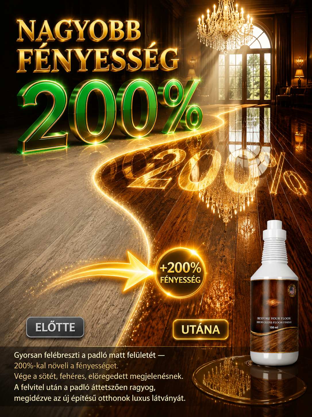 【50% OFF】Azonnali Padló Felújító és Csúszásmentesítő-3 Másodperc Alatt