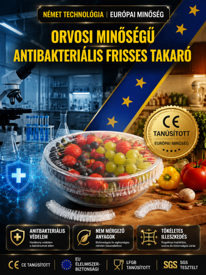 Német Orvosi Minőségű Antibakteriális Frissentartó Ételtakaró - 50% Akció