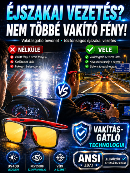 🔥【50% Kedvezmény】Intelligens Fényre Sötétedő Olvasószemüveg - Nappal és Éjjel, Utánvéttel 👓