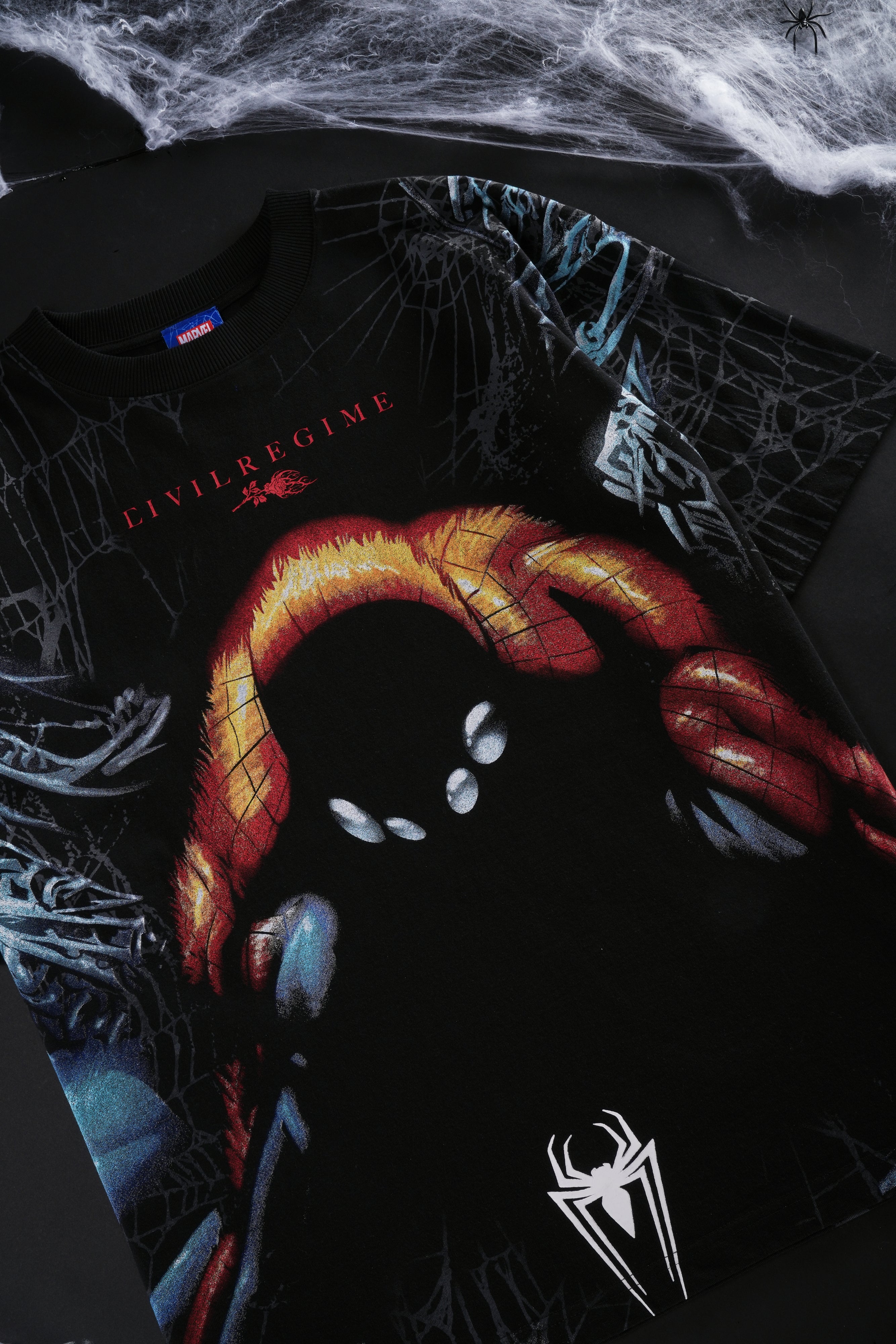 Man Vs Beast SBS 199X Oversized Tee in Vintage Black