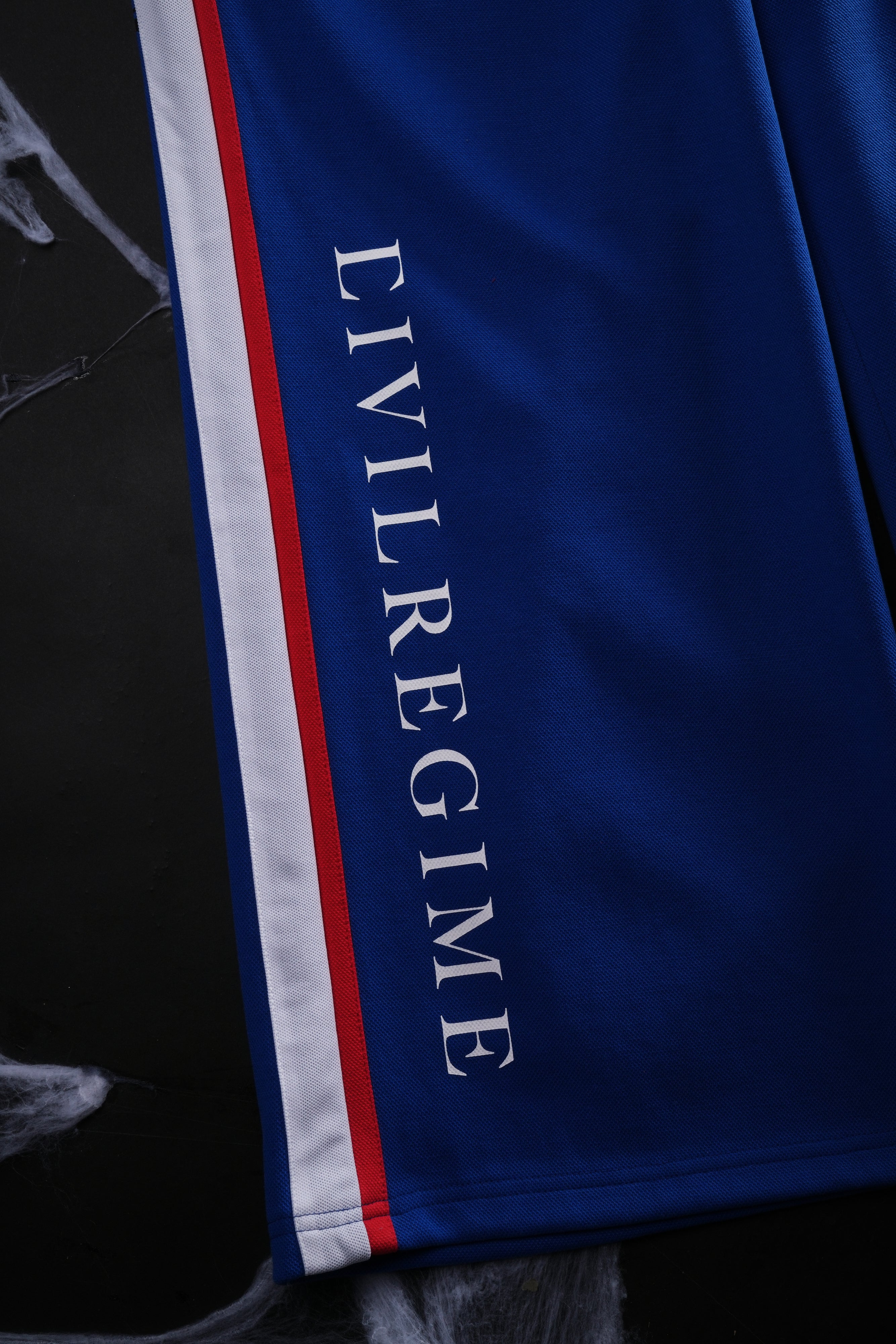 Vicious Varsity Track Pants in Collegiate Blue