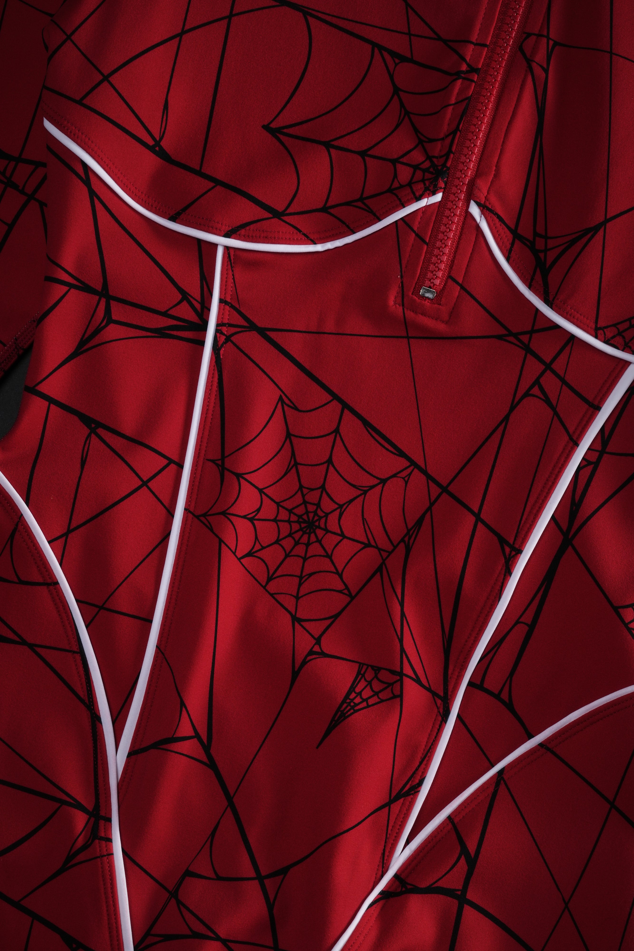 Urban Web Cat Suit in E-Red