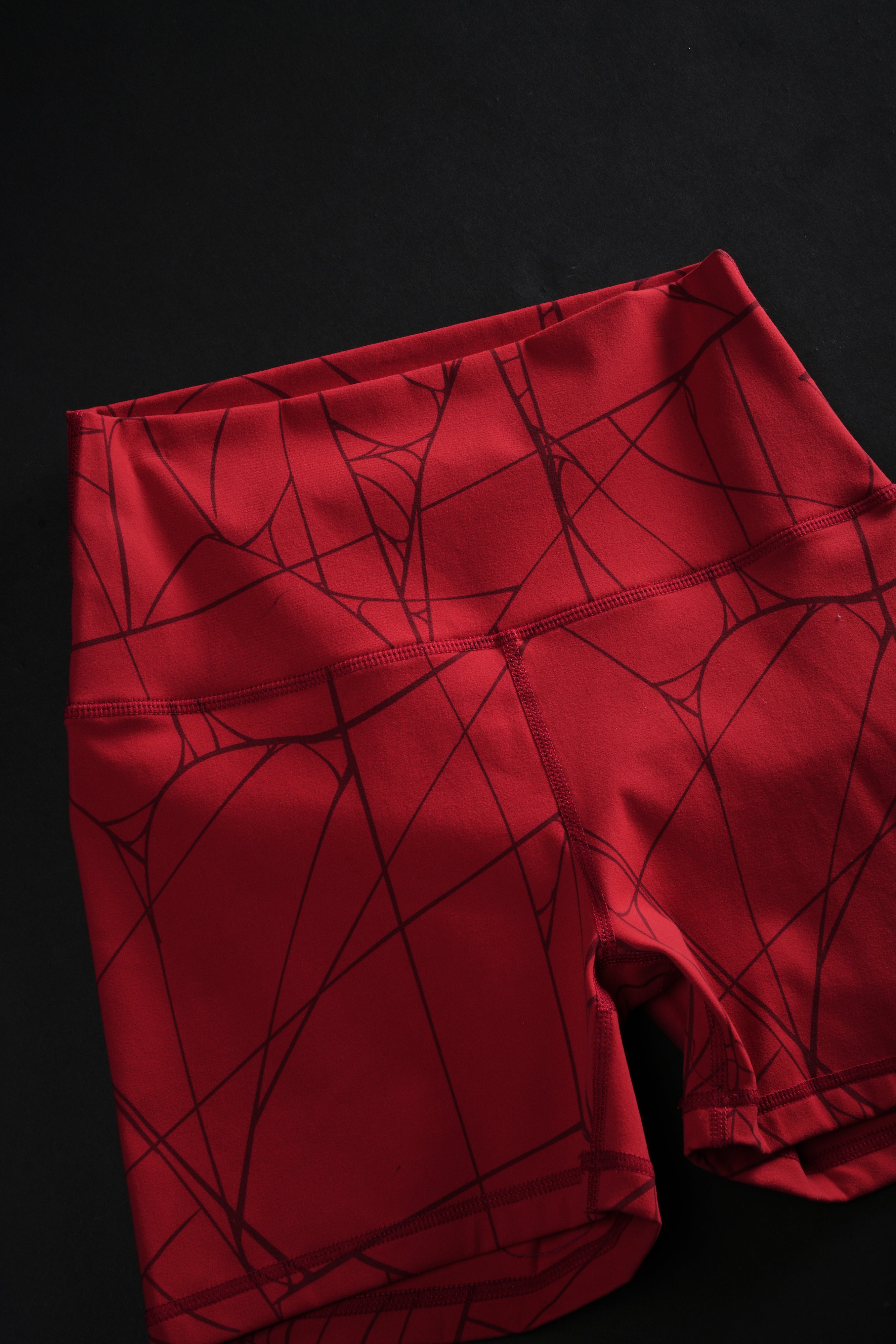 City Hunter Energy Bike Shorts in E-Red