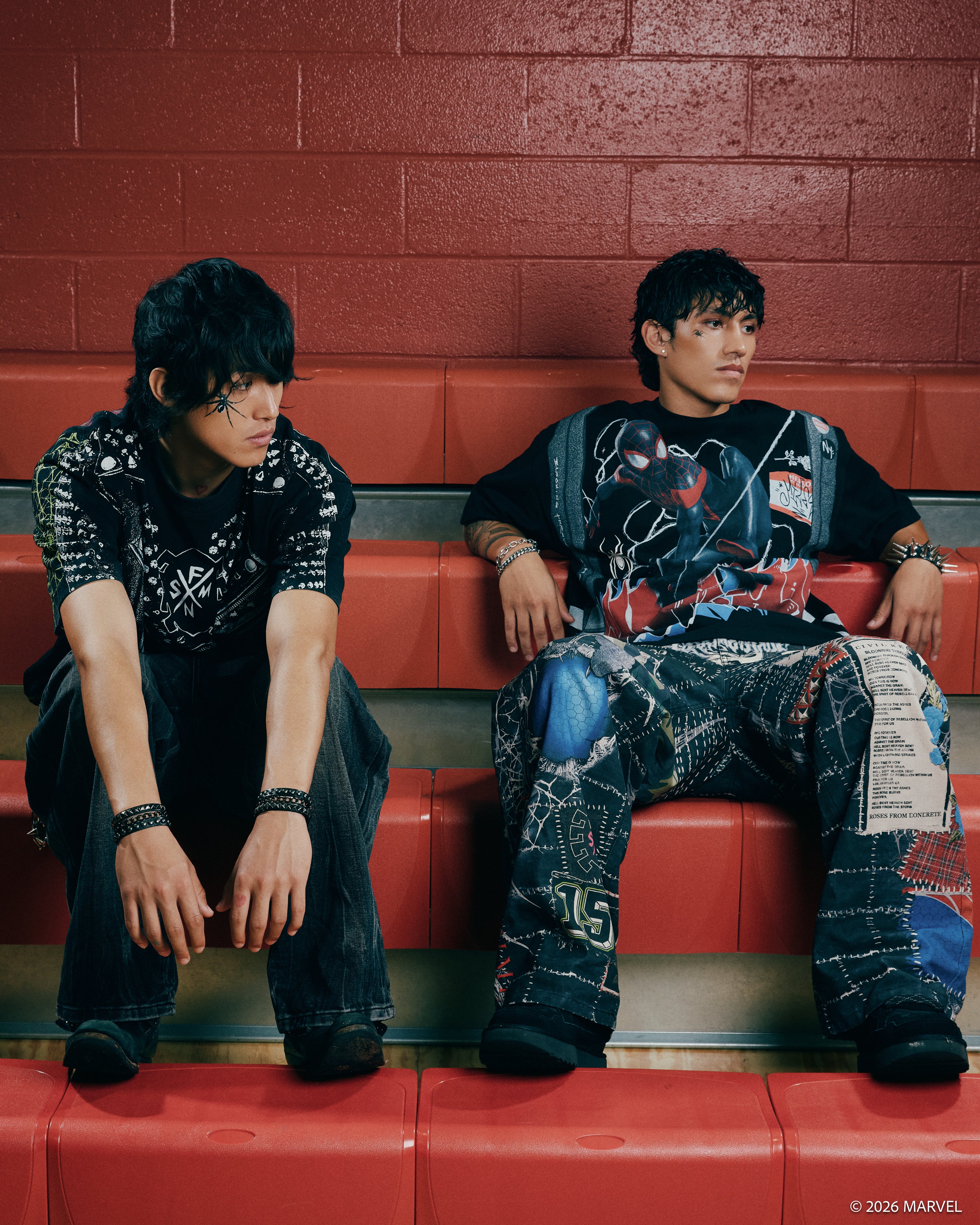 Krust Through Raw Baggy Pants in All Over Print