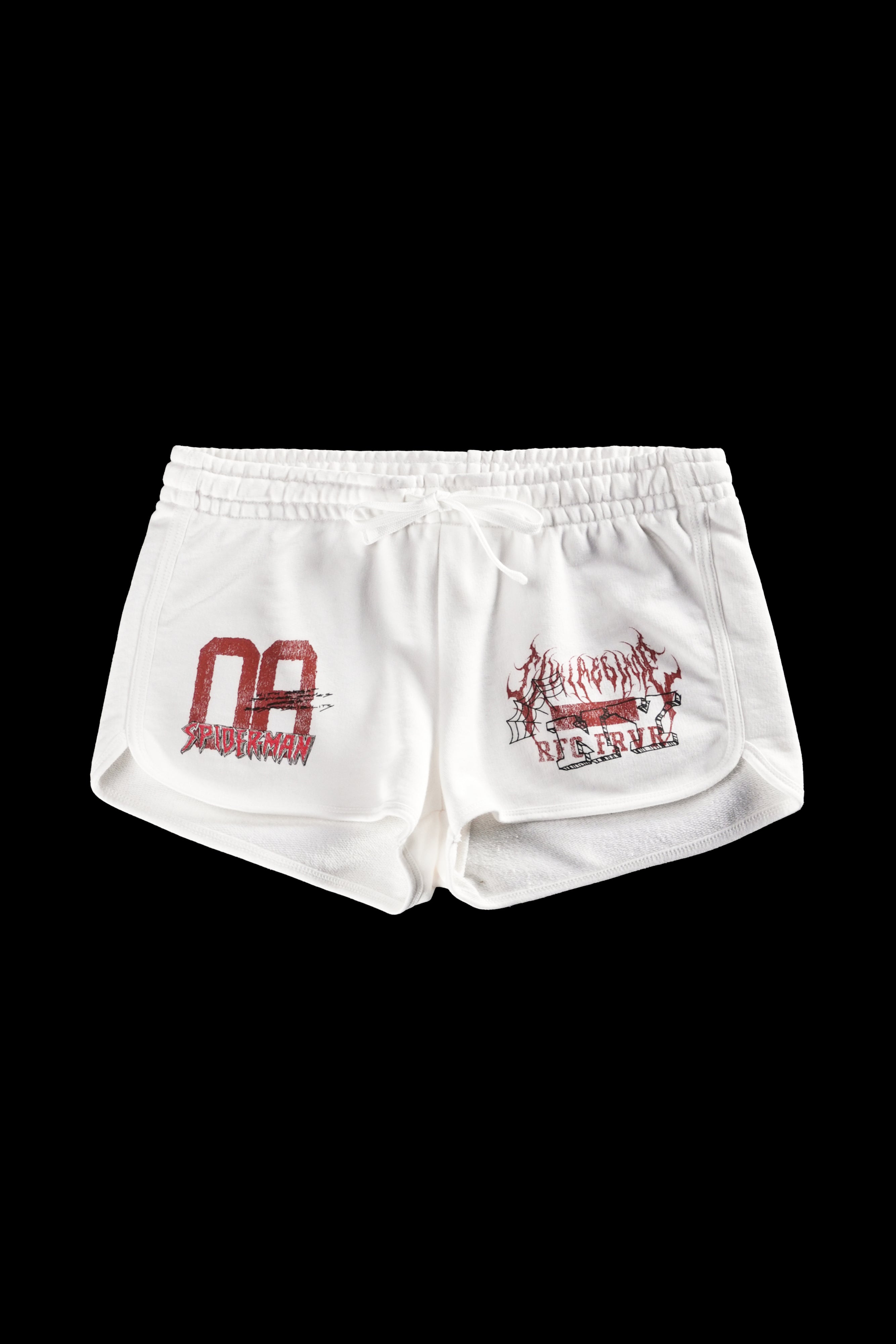 Web Academy Mini Fleece Shorts in Butter