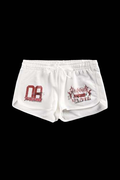 Web Academy Mini Fleece Shorts in Butter