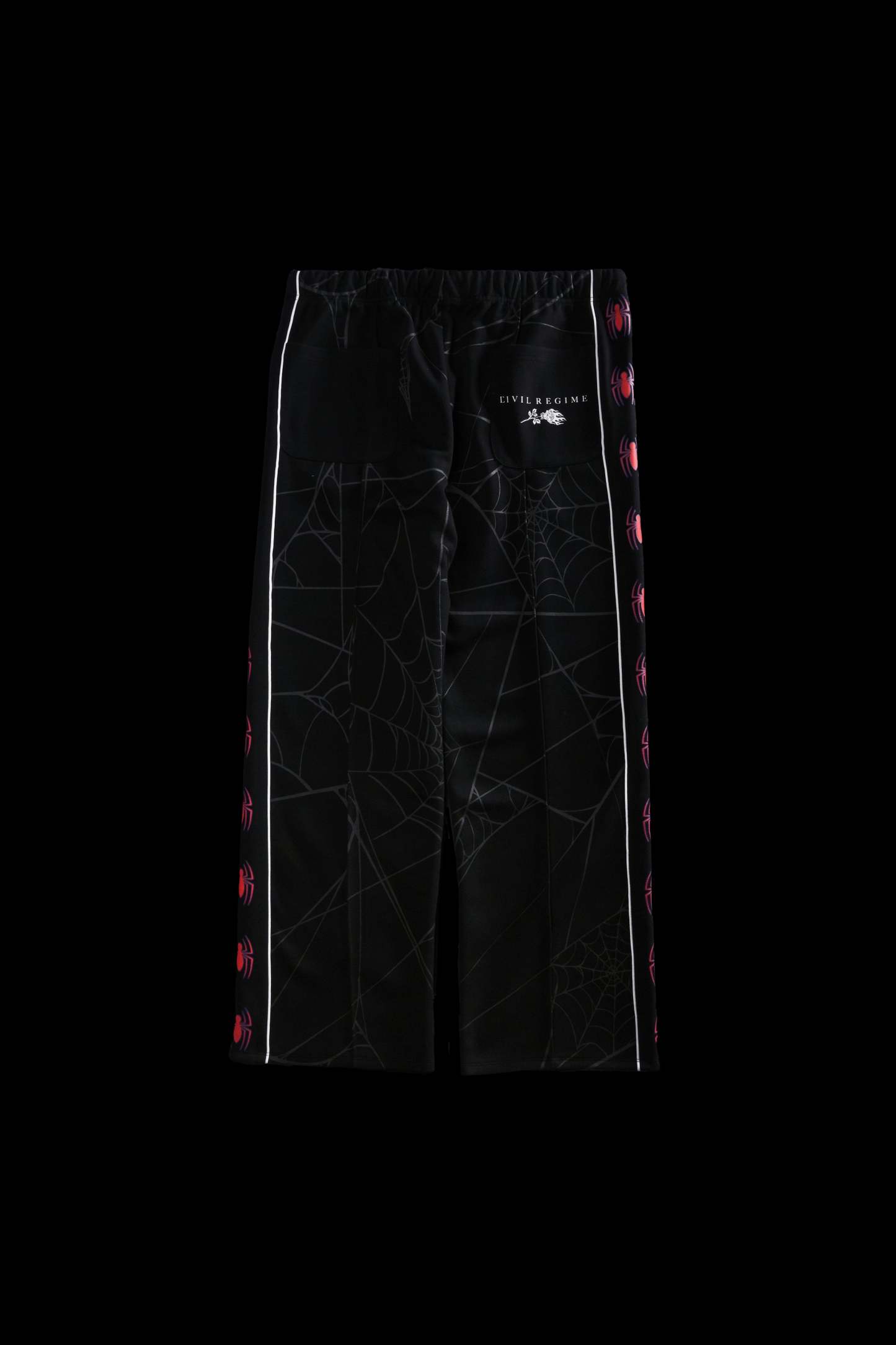Spider Chaos Track Pants in Black