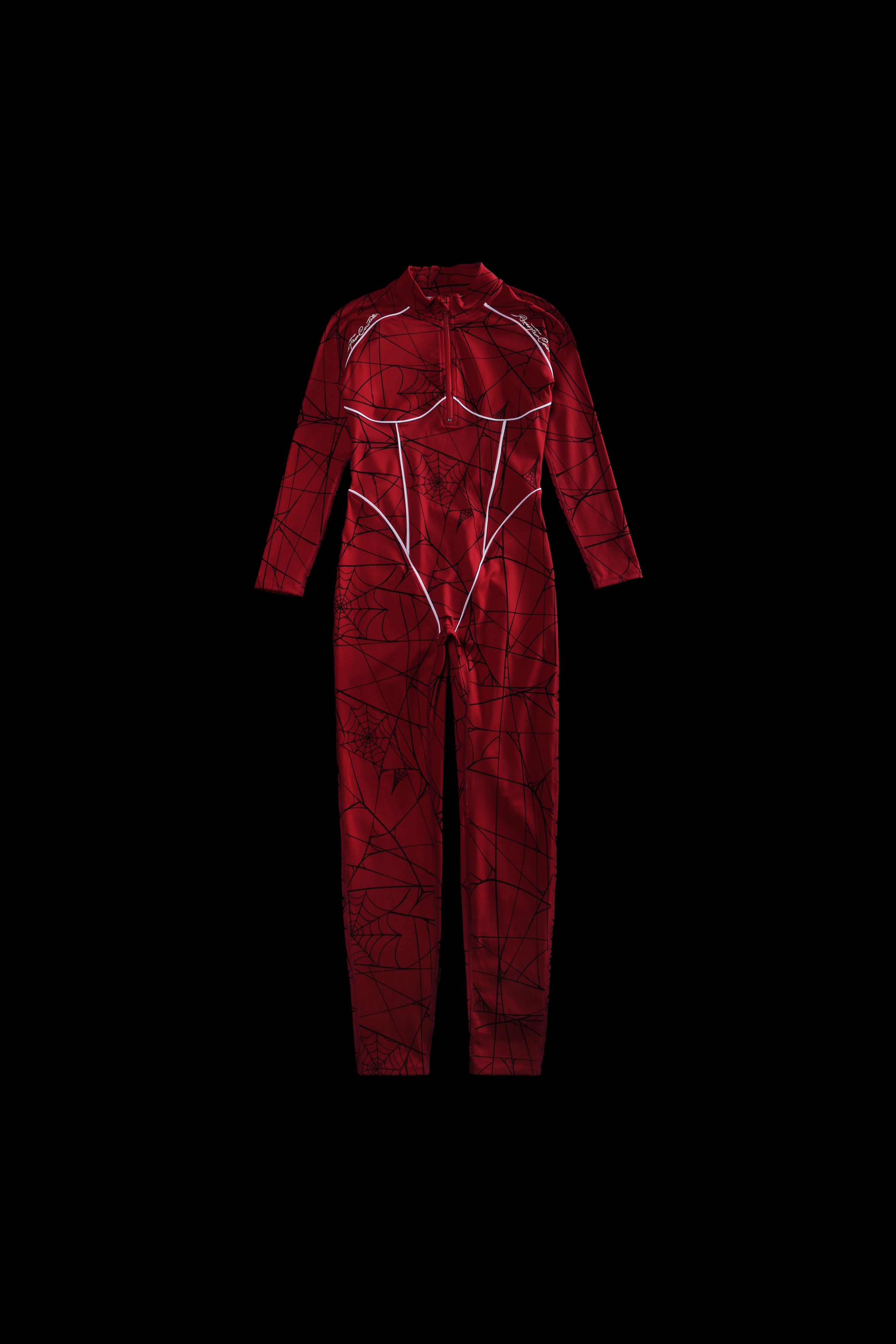 Urban Web Cat Suit in E-Red